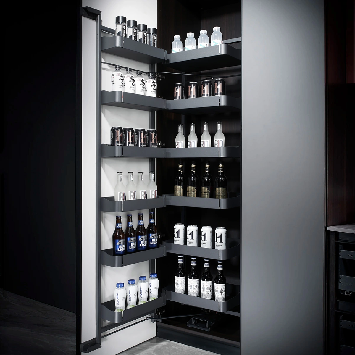 Tandem Open Out Pantry - Slim