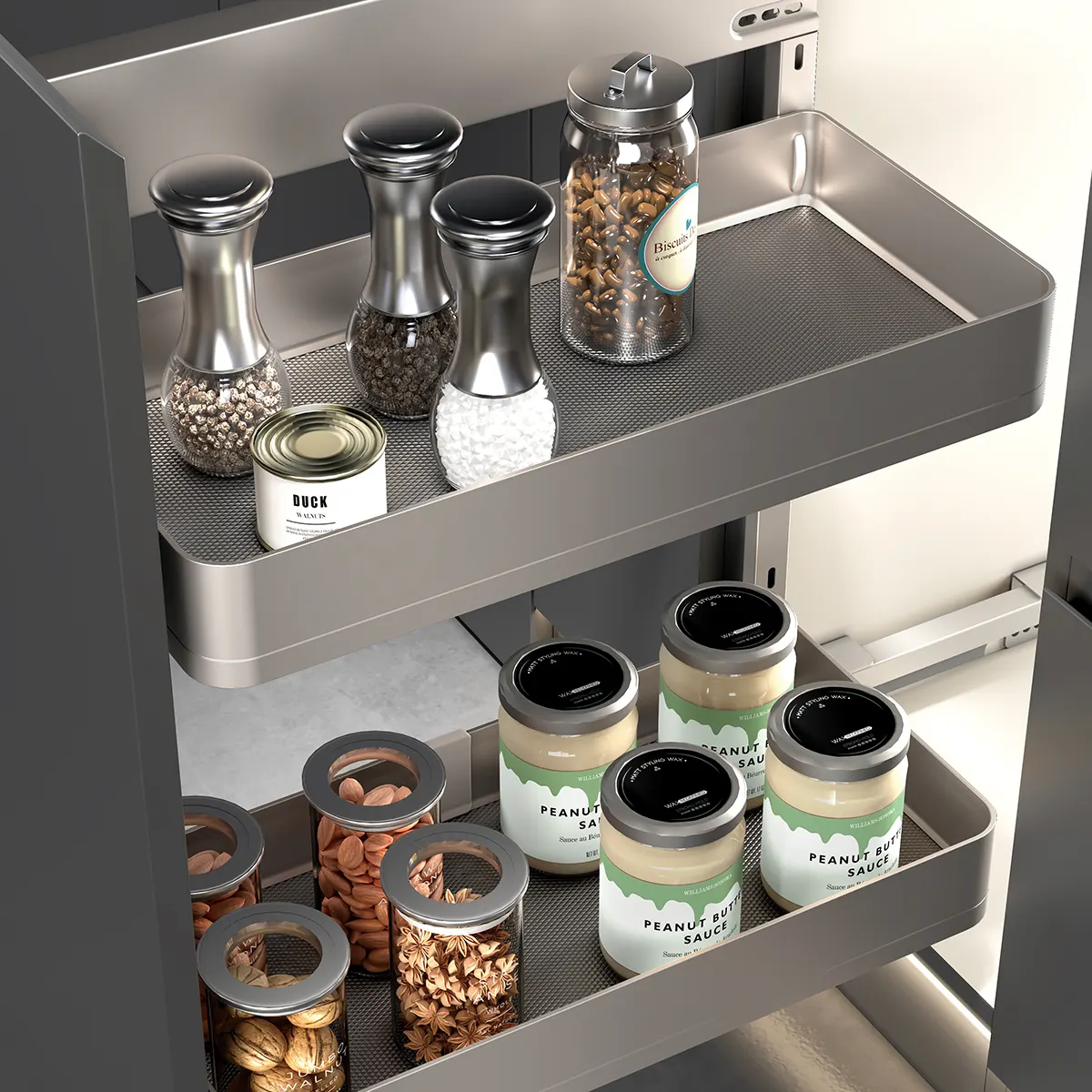 Pull Out Spice & Bottle Rack - Elan - Image 3