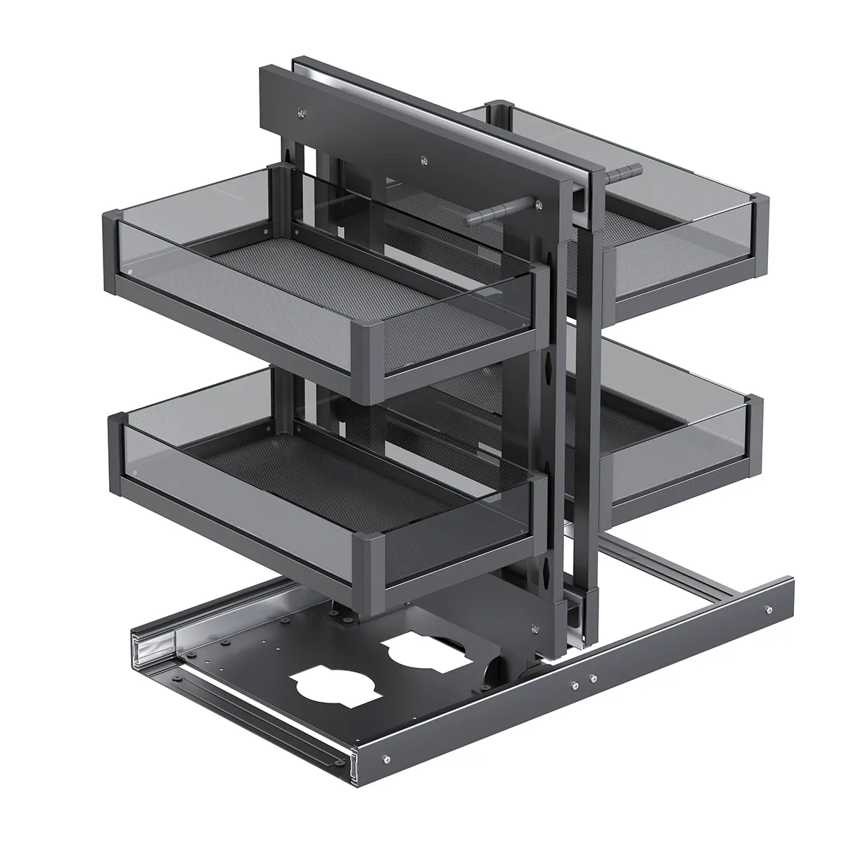 Pull Out Blind Corner Cabinet Organizer - Christal - Image 4