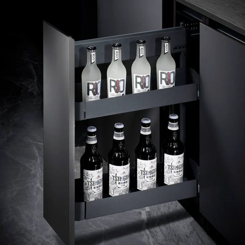 Pull Out Spice & Bottle Rack - Slim