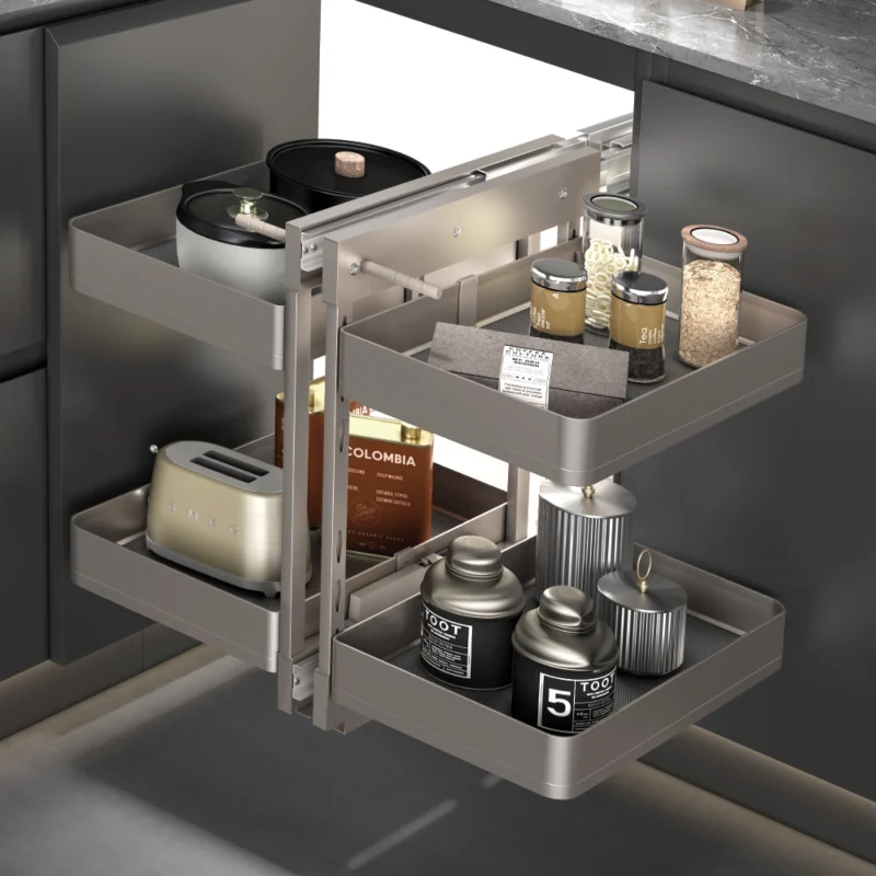 Pull Out Blind Corner Cabinet Organizer - Elan