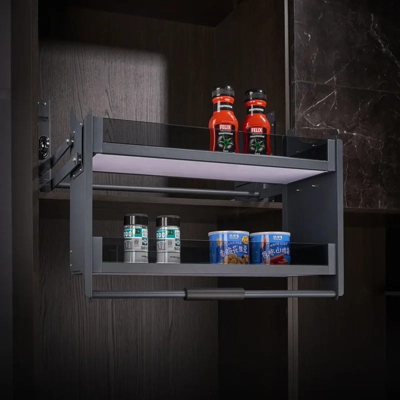 Pull Down Lift Basket for Upper Cabinets - Christal