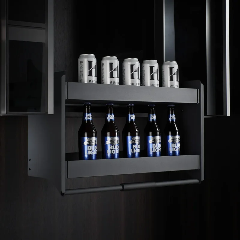 Pull Down Lift Basket for Upper Cabinets - Slim